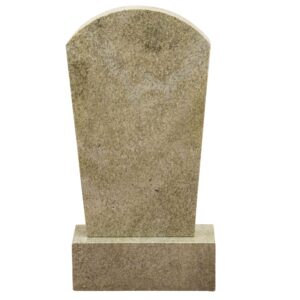 Gravstein modell 8, lys klassisk gravstein